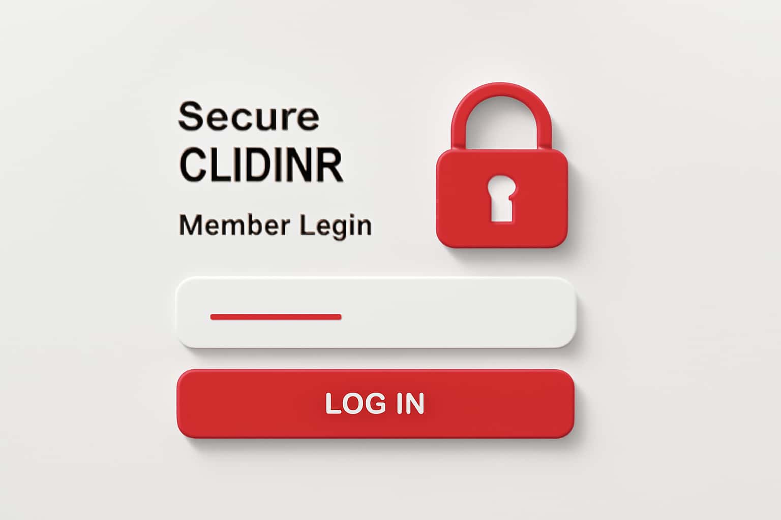 Secure ClubINR Member Login Interface