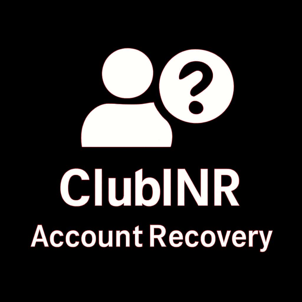 Icon representing ClubINR Account Recovery support.