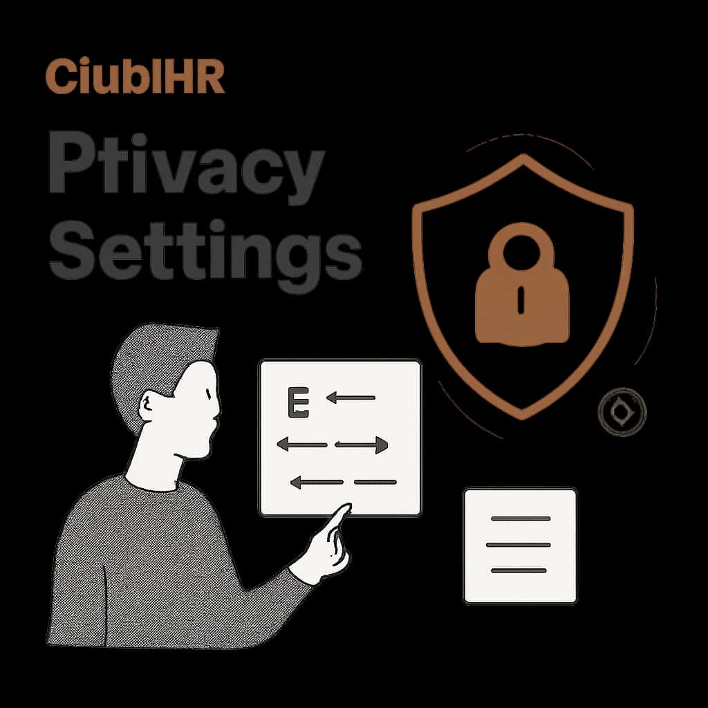 An illustrative diagram explaining ClubINR Privacy Settings.