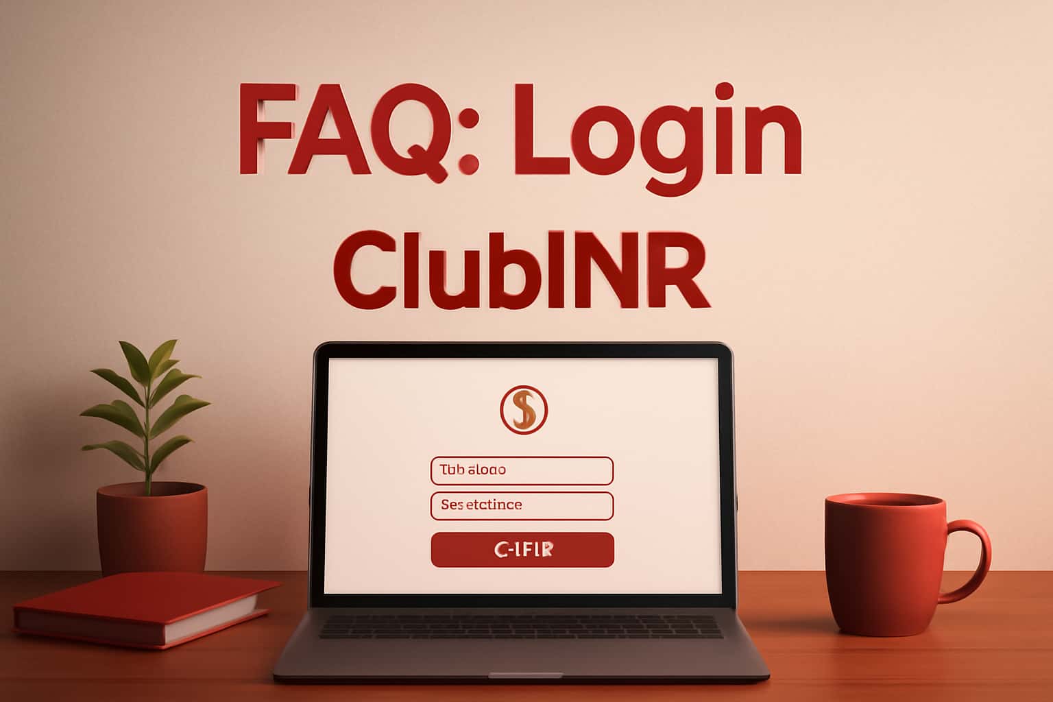 Visual representation of FAQs regarding ClubINR login process.