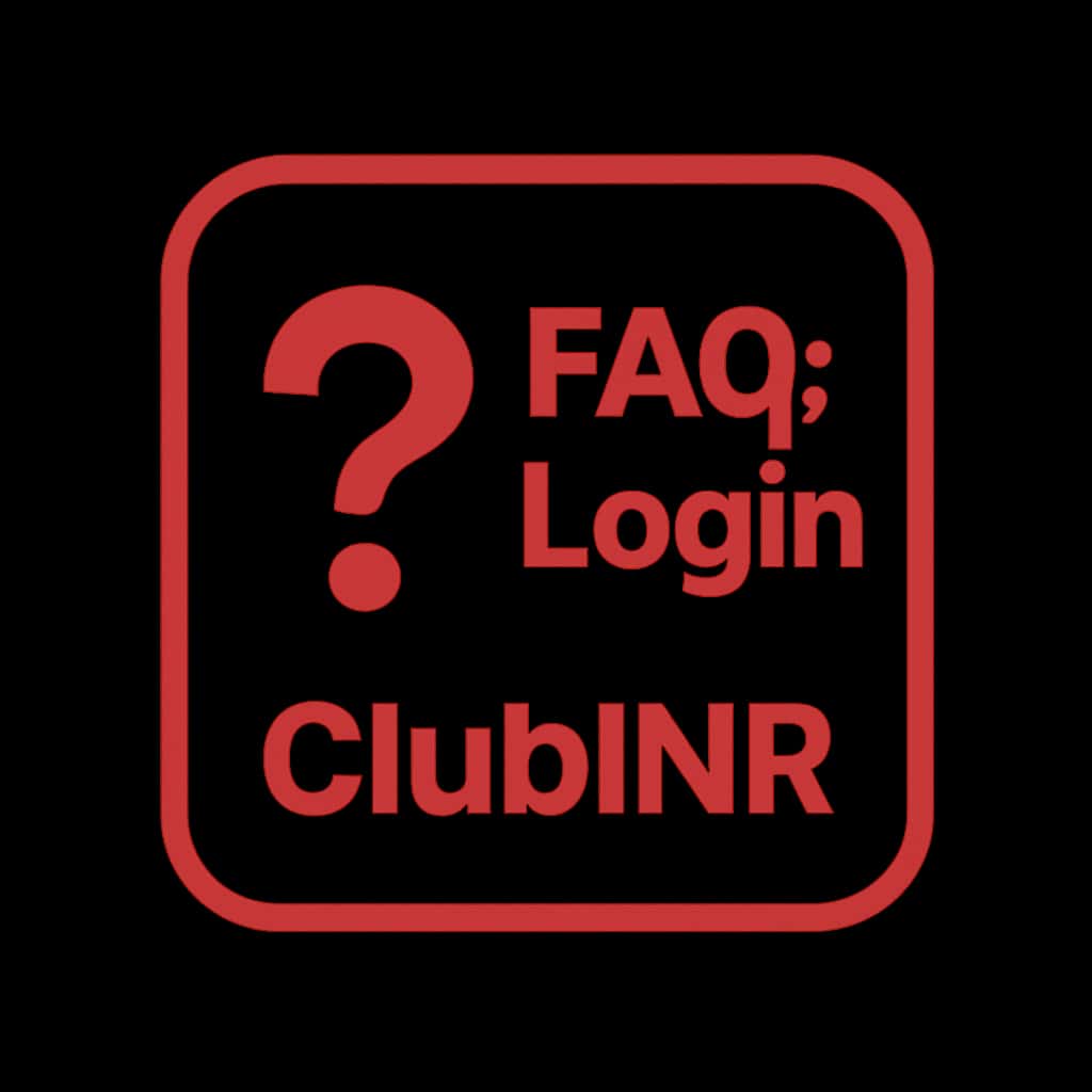 Icon representing ClubINR Login FAQ.