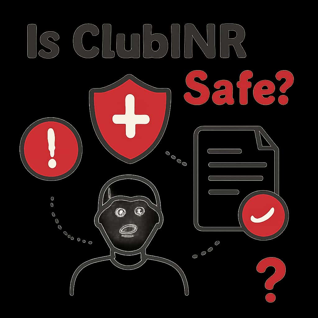An educational diagram illustrating safety measures in ClubINR.