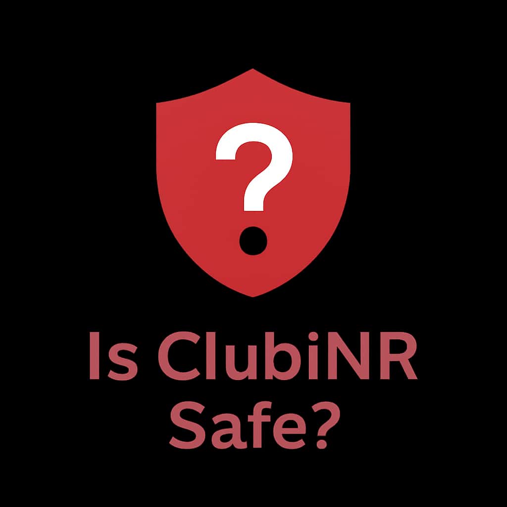 A minimalistic badge design symbolizing the safety of ClubINR.