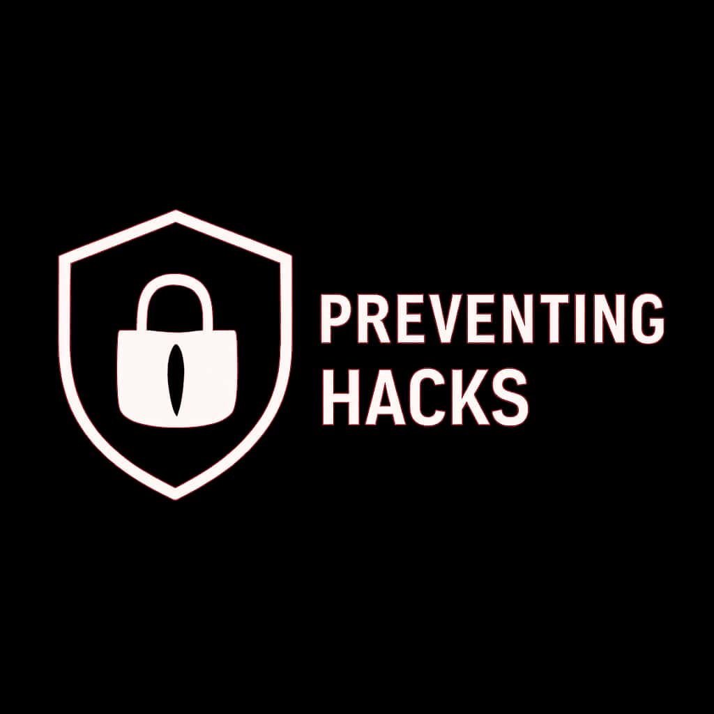 A badge icon symbolizing security and prevention strategies for ClubINR.